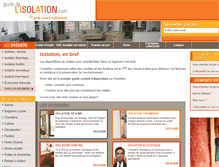 Tablet Screenshot of guide-de-l-isolation.com
